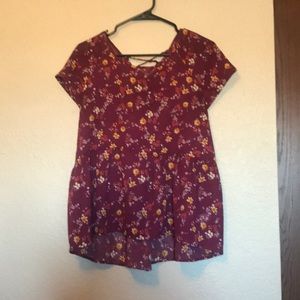 Spring/summer floral top